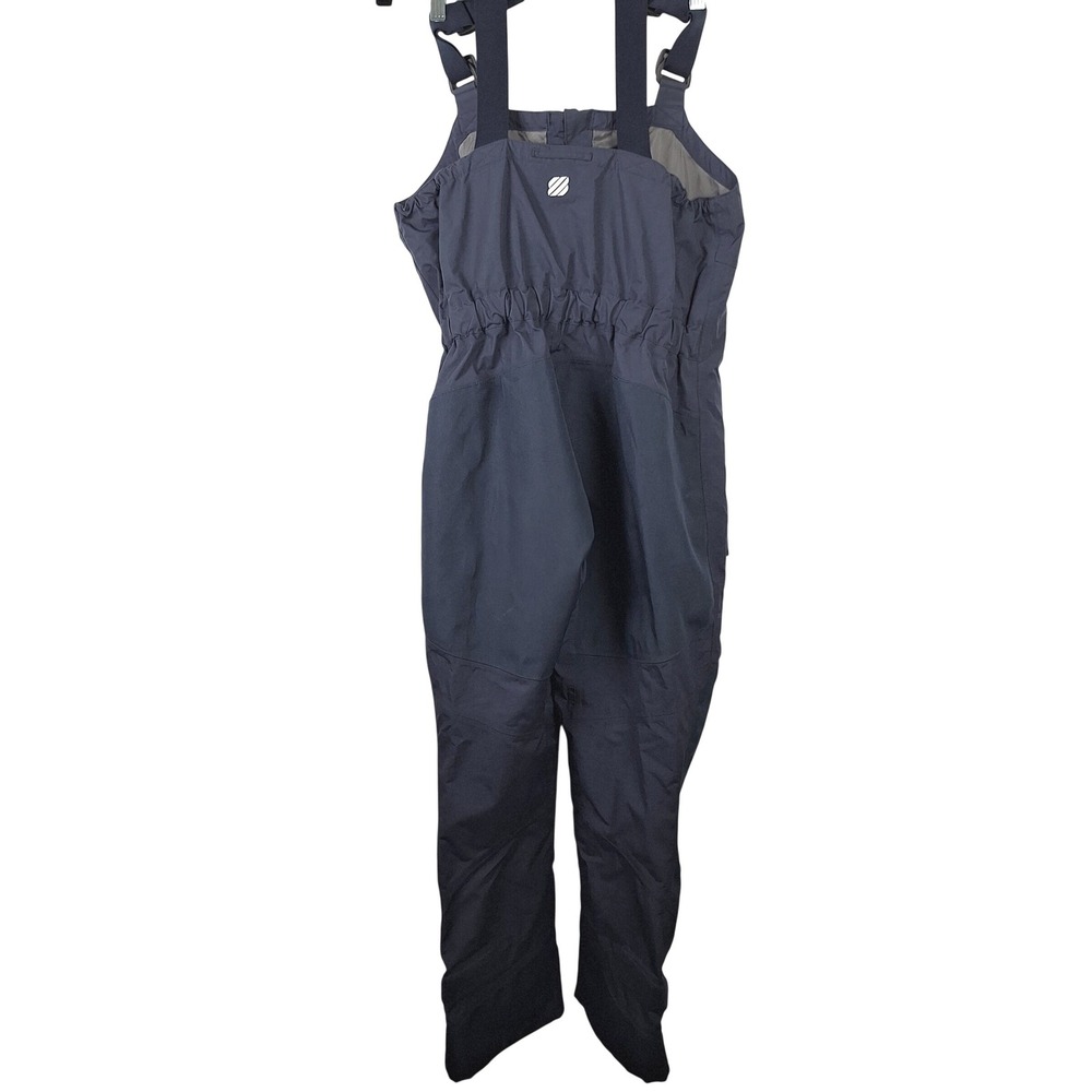 West Marine Mens Navy Blue Sailing Foul Weather Gear Bib Overalls Pants sz M